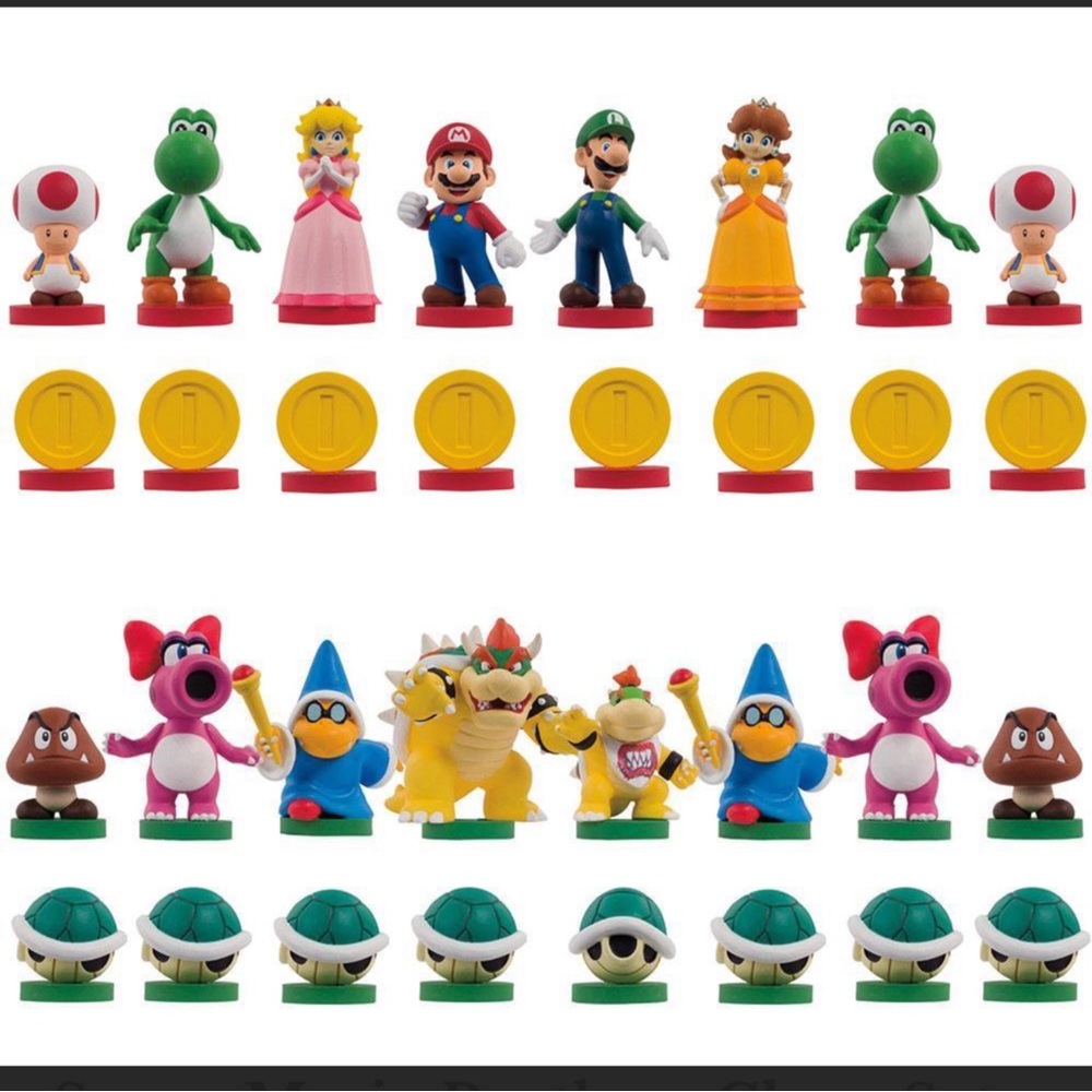 Super Mario Collector’s Edition Chess Set 2009 Complete Set - Picture 4 of 9